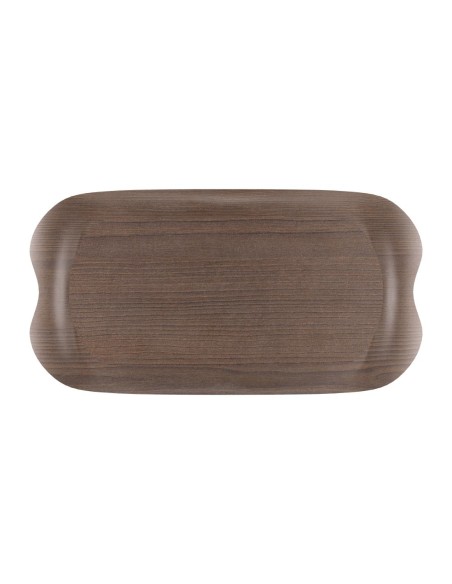 Plateau de service Roltex Wave 43x23 cm palissandre veiné