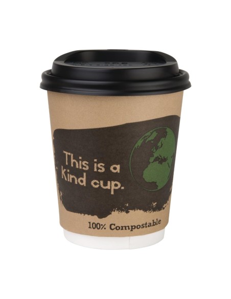 Couvercles compostables CPLA 225 ml - Fiesta (1000 pcs)