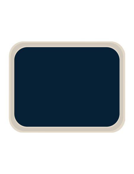 Plateau de service polyester Roltex 455x355 mm bleu