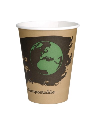 Gobelets boissons chaudes 34 cl compostables - Fiesta (1000)