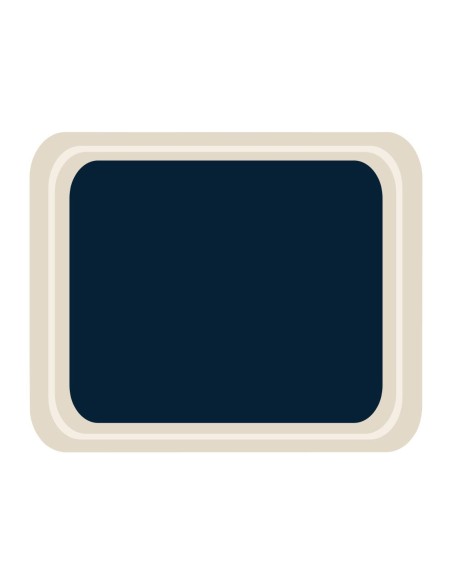 Plateau de service polyester Roltex 325x265 mm bleu