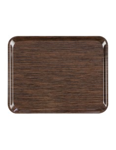 Plateau de service Roltex Self 46x36 cm wengé - Mélamine