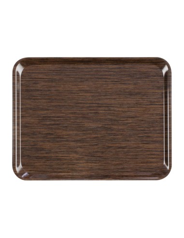 Plateau de service Roltex Self 46x36 cm wengé - Mélamine