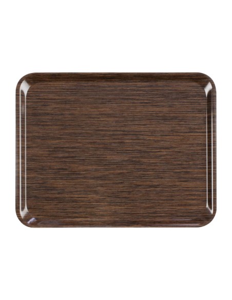 Plateau de service Roltex Self 46x36 cm wengé - Mélamine