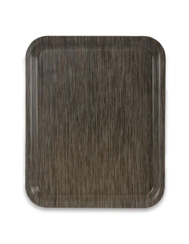 Plateau de service en mélamine Roltex 265x325mm wengé