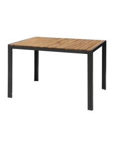 Table Bolero 120 cm en acier et acacia - Design industriel 2