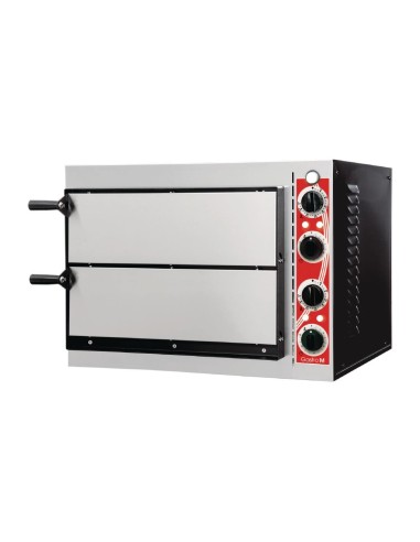 Four à pizza compact Gastro M Pisa 2 chambres - 2,4 kW