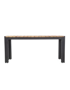 Bancs acier et acacia Bolero 100 cm - Lot de 2 2