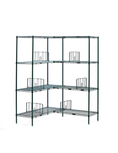 Séparateurs d'étagère Super Erecta Metro 460x203 mm