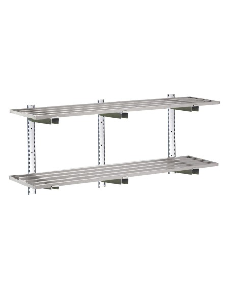 Etagère murale inox Gastro M 1600x400mm - 50kg