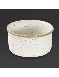 Ramequins blancs Churchill Stonecast Barley 70mm - lot de 24