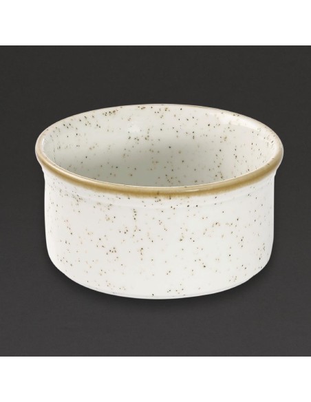 Ramequins blancs Churchill Stonecast Barley 70mm - lot de 24