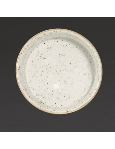 Ramequins blancs Churchill Stonecast Barley 70mm - lot de 24