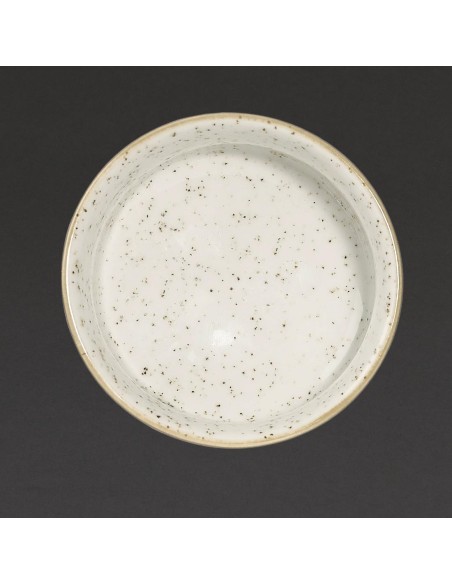Ramequins blancs Churchill Stonecast Barley 70mm - lot de 24