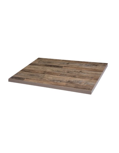 Plateau de table Bolero Urban foncé 700mm - Style vintage