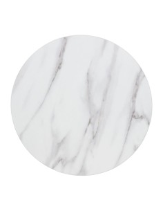 Plateau rond Bolero 600 mm effet marbre - 48 mm
