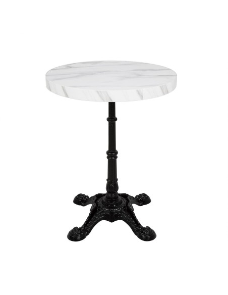 Plateau rond Bolero 600 mm effet marbre - 48 mm