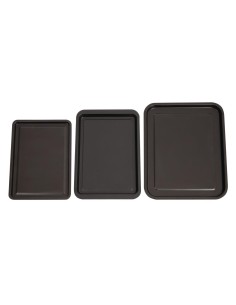 Lot de 3 plaques de cuisson antiadhésives Nisbets Essentials 2