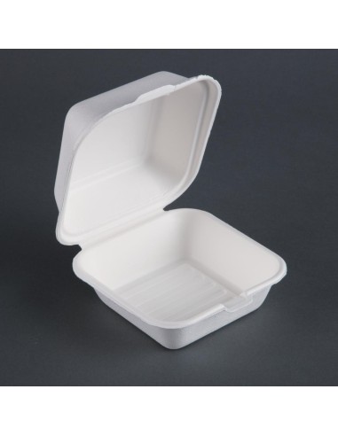 Boîtes à hamburger compostables Fiesta 155mm - lot de 500