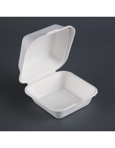 Boîtes à hamburger compostables Fiesta 155mm - lot de 500
