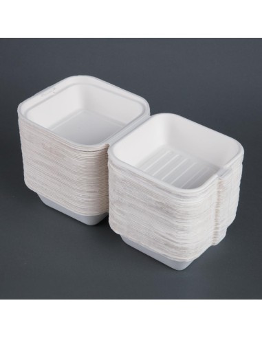 Boîtes à hamburger compostables Fiesta 155mm - lot de 500