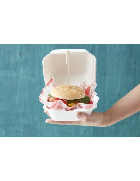 Boîtes à hamburger compostables Fiesta 155mm - lot de 500