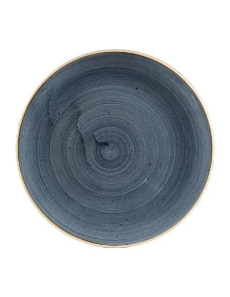 Assiettes rondes Churchill Stonecast Blueberry 260mm - Lot de 12