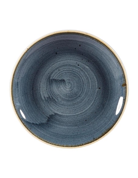 Assiettes Churchill Stonecast Blueberry 165 mm - Lot de 12