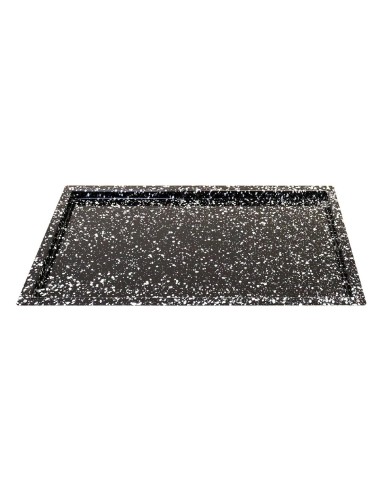 Plaque de cuisson émaillée Schneider GN 1/1 20 mm - Noir