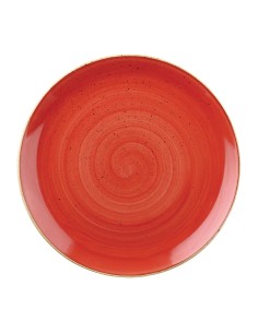 Assiettes Churchill Stonecast Berry Red 182mm - Lot de 12