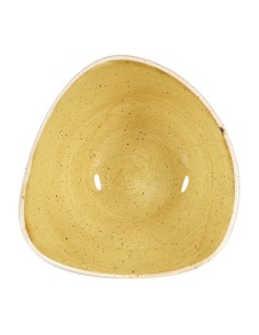 Bols triangulaires Churchill Stonecast 153mm jaune - Lot de 12