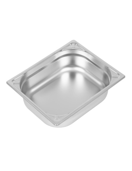 Bac inox Vogue GN 1/2 6,2L - 100mm - Professionnel