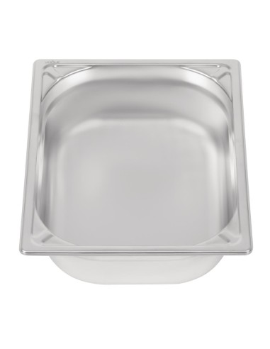 Bac inox Vogue GN 1/2 6,2L - 100mm - Professionnel
