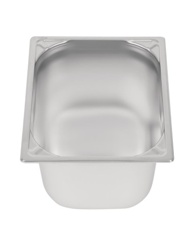 Bac inox Vogue GN 1/2 12L - 200mm - Professionnel