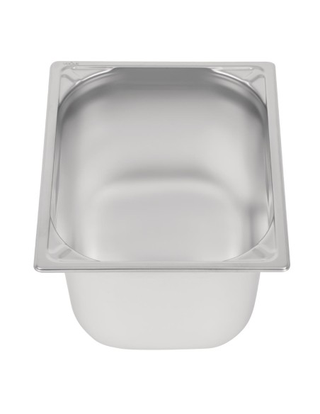 Bac inox Vogue GN 1/2 12L - 200mm - Professionnel