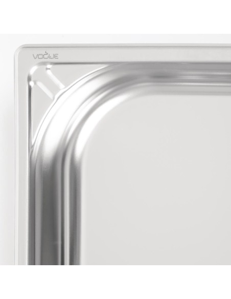 Bac inox 18/10 GN 1/1 Vogue 65mm - 9L