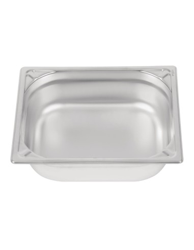 Bac inox Vogue GN 1/2 6,2L - 100mm - Professionnel