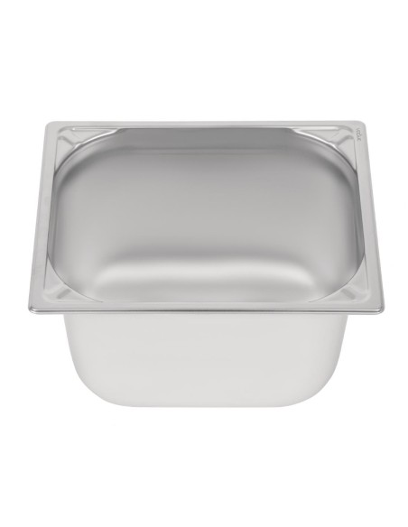 Bac inox Vogue GN 1/2 12L - 200mm - Professionnel