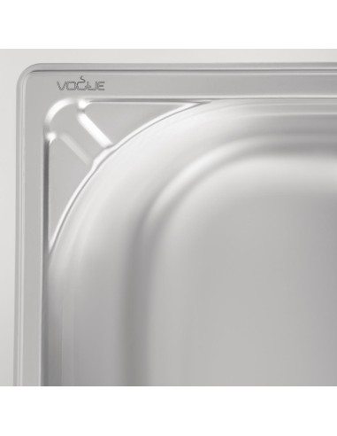 Bac inox 18/10 GN 1/1 Vogue 150mm - 20 L