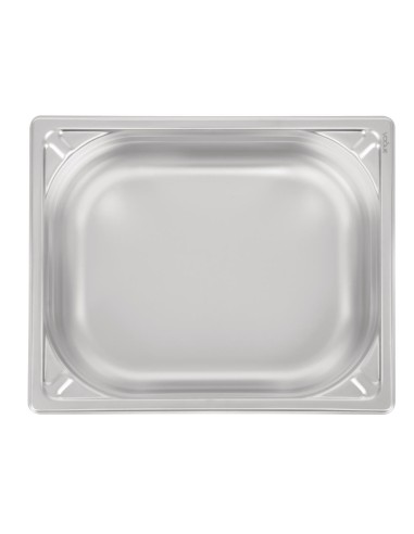 Bac inox Vogue GN 1/2 6,2L - 100mm - Professionnel
