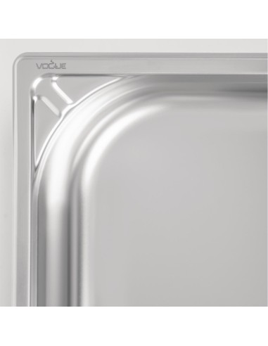 Bac inox 18/10 GN 1/2 Vogue 65mm - 4L