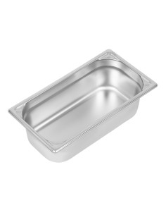 Bac inox 18/10 GN 1/3 Vogue 100mm - 3,7 L