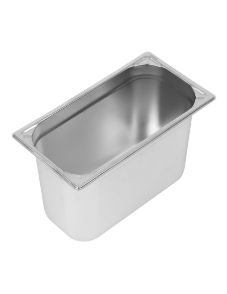Bac inox Vogue GN 1/3 7,5L - 200mm - Pro