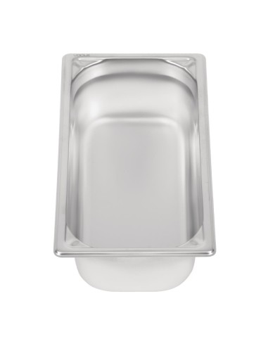 Bac inox 18/10 GN 1/3 Vogue 100mm - 3,7 L