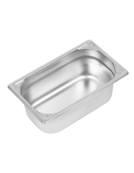 Bac inox Vogue GN 1/4 2,5 L - 100 mm