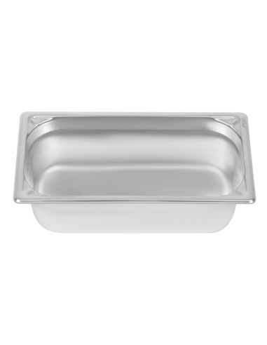 Bac inox 18/10 GN 1/3 Vogue 100mm - 3,7 L
