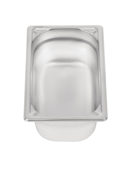 Bac inox Vogue GN 1/4 2,5 L - 100 mm