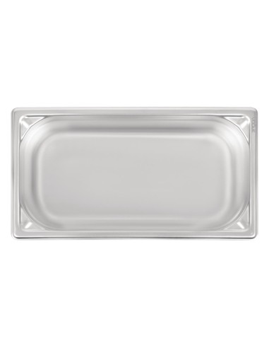 Bac inox 18/10 GN 1/3 Vogue 100mm - 3,7 L