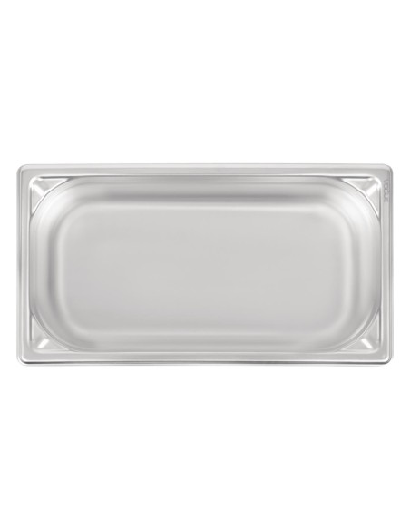 Bac inox 18/10 GN 1/3 Vogue 100mm - 3,7 L