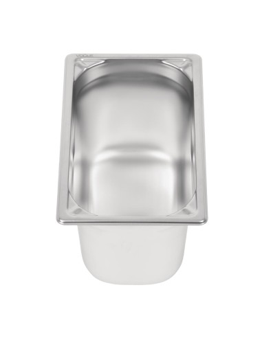 Bac inox Vogue GN 1/4 4L - 150mm, compatible lave-vaisselle